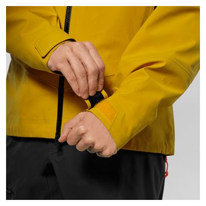 Veste Impermeable Salewa Ortles Gore-Tex 3L Jaune Homme