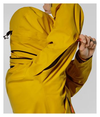 Veste Impermeable Salewa Ortles Gore-Tex 3L Jaune Homme
