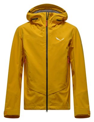 Veste Impermeable Salewa Ortles Gore-Tex 3L Jaune Homme