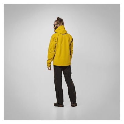 Veste Impermeable Salewa Ortles Gore-Tex 3L Jaune Homme