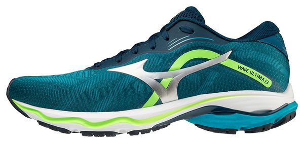 Chaussures de Running Mizuno Wave Ultima 13 Bleu Vert