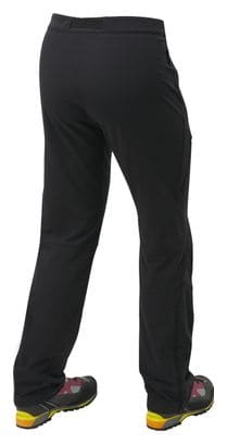 Mountain Equipment Mujer Gamuza Softshell Pantalones Negros
