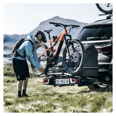 Thule VeloSpace XT 3 Hitch Mounted Bike Carrier 3 Bikes Black Aluminium