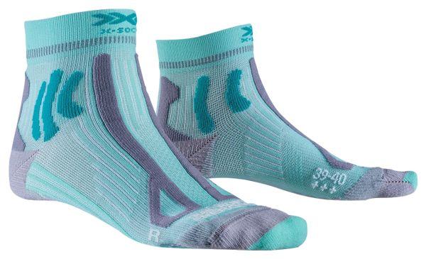 X-SOCKS Trail Run Energy 4.0 Women's Socks Green/Light Grey