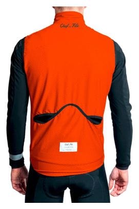 Gilet Coupe-Vent Technique Orange - Chef de File