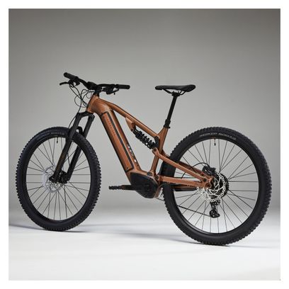 Rockrider E-Expl 700 S Shimano Deore 10V 630Wh 29'' Marrone Mountain Bike elettrica a sospensione totale 2024