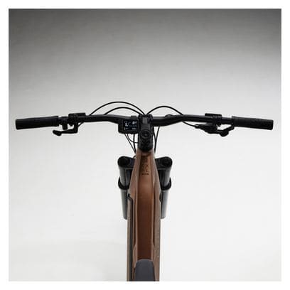 Rockrider E-Expl 700 S Shimano Deore 10V 630Wh 29'' Bruin Volledig geveerde elektrische mountainbike 2024