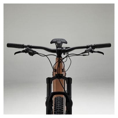 Rockrider E-Expl 700 S Shimano Deore 10V 630Wh 29'' Bruin Volledig geveerde elektrische mountainbike 2024