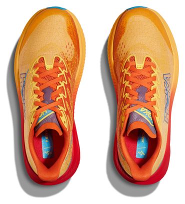 Hoka One One Mach 6 Youth Running Shoes Orange Red Kids