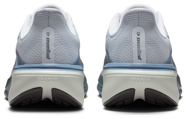 Nike Pegasus 42 hardloopschoenen, wit/blauw, heren
