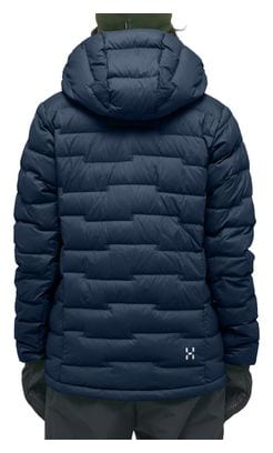 Doudoune Femme Haglöfs ROC Flash Down Hood Bleu