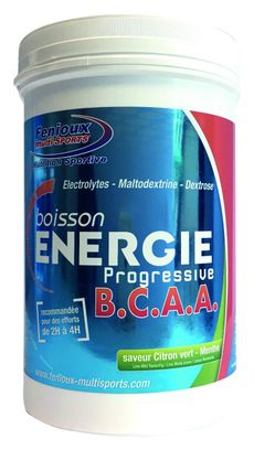 Boisson énergétique Fenioux Energie Progressive BCAA Citron Vert Menthe 600g