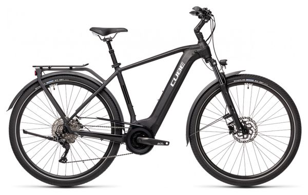 Bicicleta eléctrica urbana Cube Touring Hybrid Pro 625 Shimano Deore 10S 625 Wh 700 mm Negro 2021