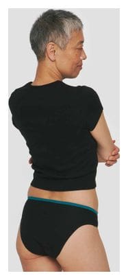 Culotte Menstruelle coton - Flux moyen - Noir