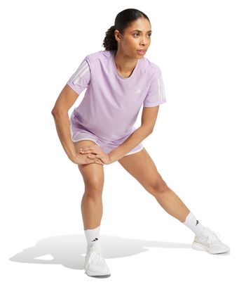 Adidas Performance Own the Run Women's Pink Short Sleeve Jersey