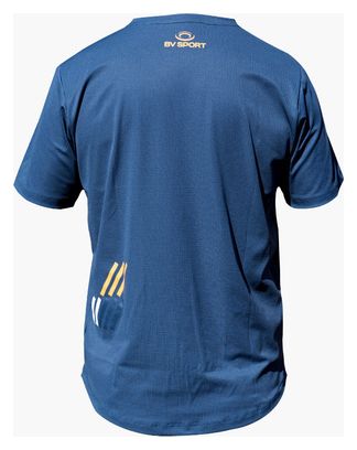 BV Sport Light Navy/Orange Uniseks trui met korte mouwen
