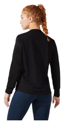 Asics Core Run Long Sleeve Jersey Black Women
