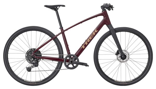 Trek FX Sport AL 3 Shimano Cues 10V 700 mm Rosso 2026 Fitness Bike