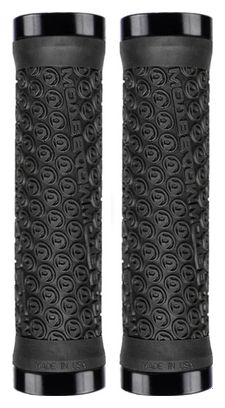 LIZARD SKINS pair of Lock On Grips Black + MOAB black lock