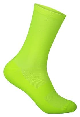 POC Fluo Mid Socks Giallo Fluo/Verde