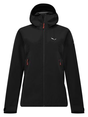 Veste Impermeable Salewa Puez Gore-Tex 3L Noir Femme