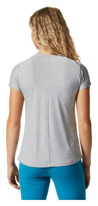 T-Shirt Mountain Hardwear Mighty Stripe Gris Femme