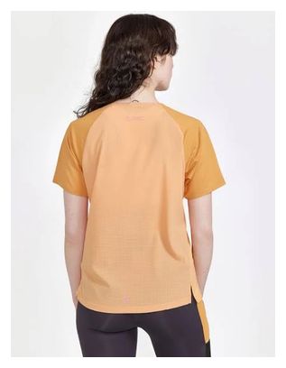 Damen Craft Pro Trail Orange Sand Kurzarmtrikot