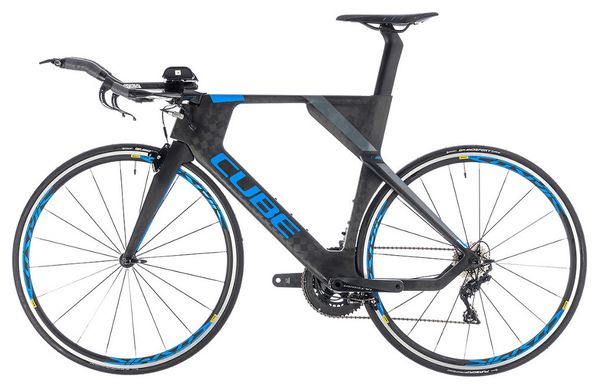 Cube Aerium Race Triathlon Bike 2019 Shimano Ultegra 11S Black / Blue