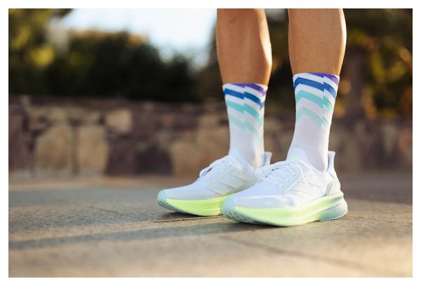 Incylence Waves Socks - White/Purple