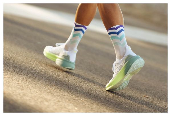 Incylence Waves Socks - White/Purple