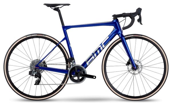 BMC Teammachine SLR Four Sram Rival eTap AXS 12S 700 mm 2022 Bicicleta de carretera Azul cepillado