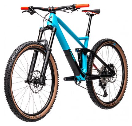 Cube Stereo 140 HPC Race 27.5 Full Suspension MTB Shimano Deore / XT 12S 27.5'' Petrol Blue Red 2021
