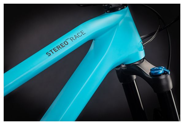 Cube Stereo 140 HPC Race 27.5 Full Suspension MTB Shimano Deore / XT 12S 27.5'' Petrol Blue Red 2021