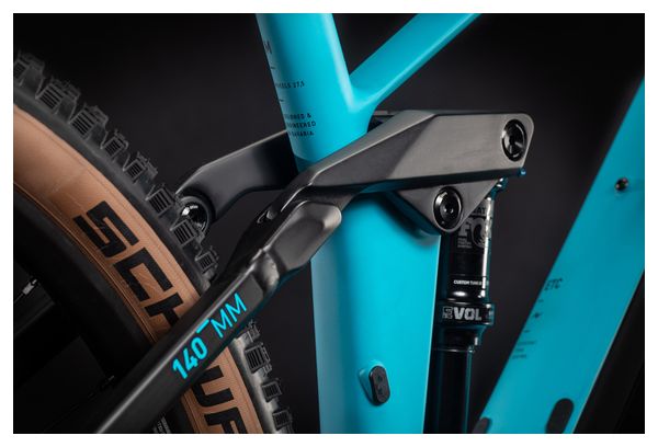 Cube Stereo 140 HPC Race 27.5 Full Suspension MTB Shimano Deore / XT 12S 27.5'' Petrol Blue Red 2021