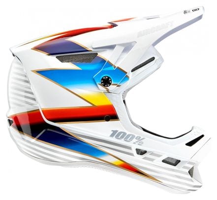 Knox 100% Aircraft Composite Full Face Helmet / White