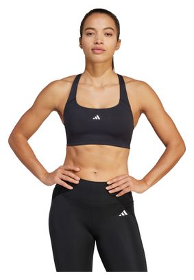 adidas PowerImpact Sport-BH Schwarz Damen
