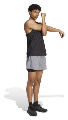 Pantalón Corto adidas Performance Own the Run Gris 2 en 1, Hombre