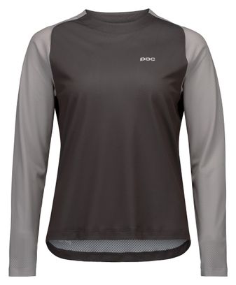 Maillot de manga larga Poc Motion Air Mujer Gris