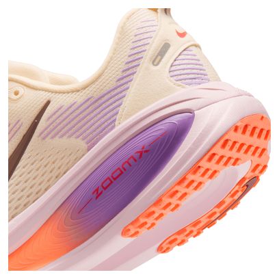 Zapatillas de running Nike Vomero 18 Beige/Morado/Naranja para mujer
