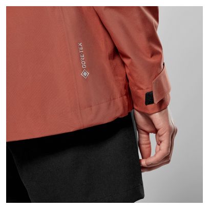 Wasserdichte Jacke Salewa Puez Gore-Tex 3L Rot Damen