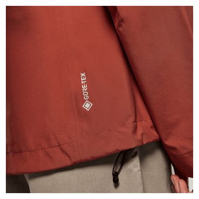 Wasserdichte Jacke Salewa Puez Gore-Tex 3L Rot Damen