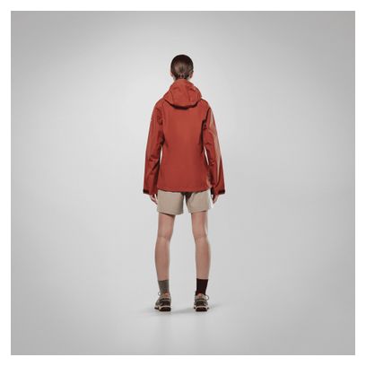 Wasserdichte Jacke Salewa Puez Gore-Tex 3L Rot Damen