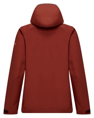 Wasserdichte Jacke Salewa Puez Gore-Tex 3L Rot Damen