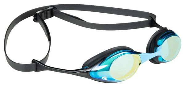 Lunettes de Natation Arena Cobra Swipe Mirror Noir Jaune
