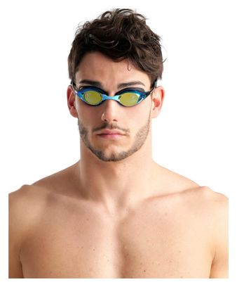 Lunettes de Natation Arena Cobra Swipe Mirror Noir Jaune