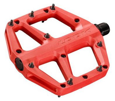 Paire de Pédales Plates Look Trail Fusion Rouge