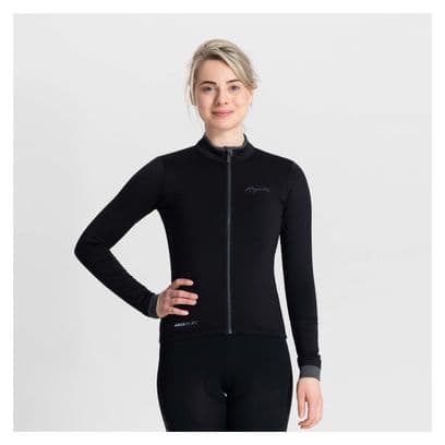 Maillot Manches Longues Velo Rogelli Essential - Femme - Noir