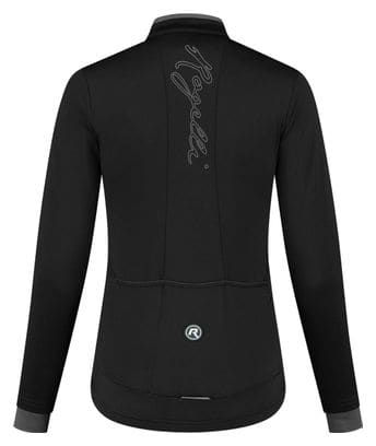 Maillot Manches Longues Velo Rogelli Essential - Femme - Noir