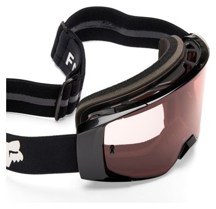 Maschera da MTB Fox Vue Max Vivid Nero/Rosso