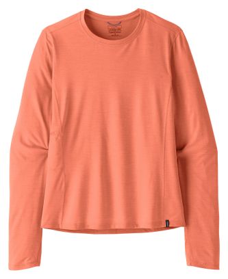Camiseta de manga larga Patagonia Capilene Cool Sun naranja para mujer